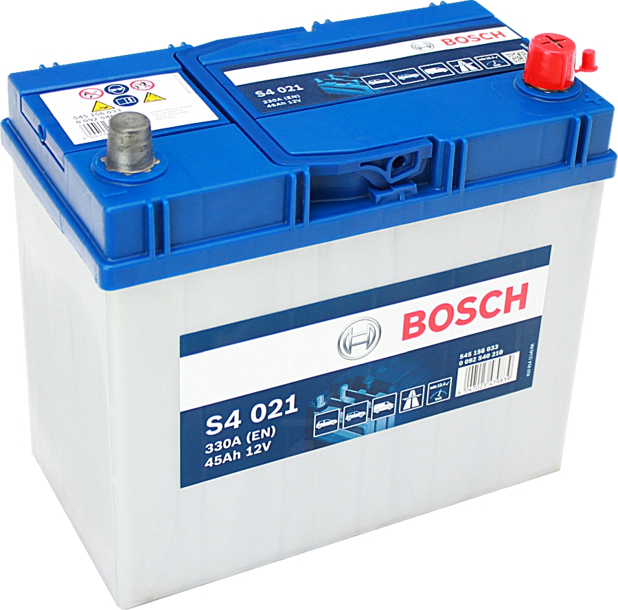 0092S40210 Batteria Auto Bosch Silver S4 021 45 Ah EN 330A 12V Pronto Uso DX