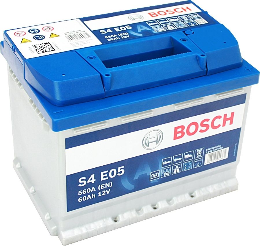 0092s4e050 Bosch s4 Car Battery e05 60 AH 12v 560a en Start & Stop
