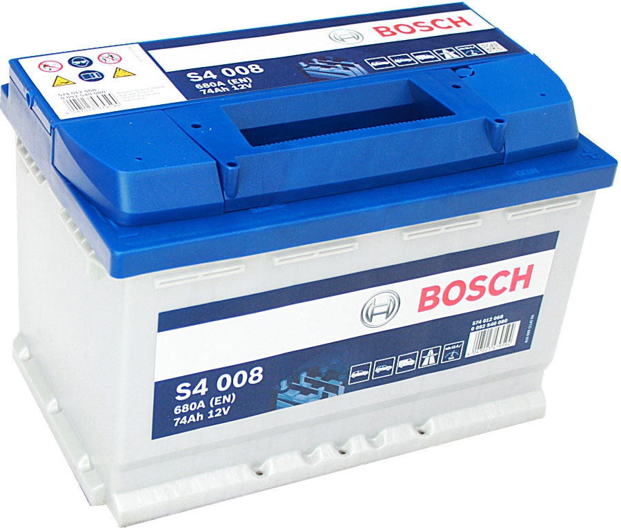 Bosch startaccu S4 008 574 012 068 12V 74 Ah 680A/EN