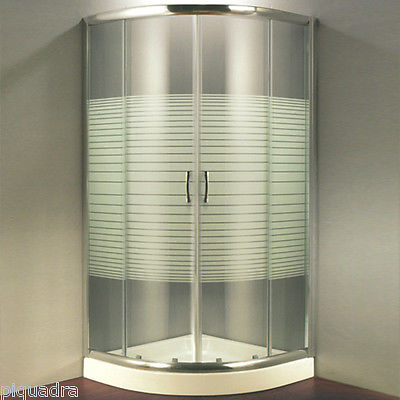 Box Doccia Semicircolare 80x80 Prezzi.Box Doccia Semicircolare 80x80 90x90 Cristallo Serigrafato Scorrevole 6 Mm Curvo Ebay
